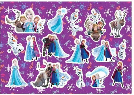 Frozen Zeichenblock 23x33 cm Aufkleber 2 Designs Diakakis Imports S.a