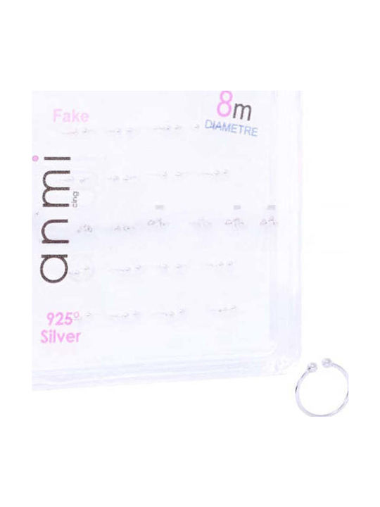 Asimi Body Piercing Σκουλαρίκι Κρικάκι Μύτης 8 x 0.6mm Asimi Body Piercing Σκουλαρίκι Κρικάκι Μύτης 8 x 0.6mm