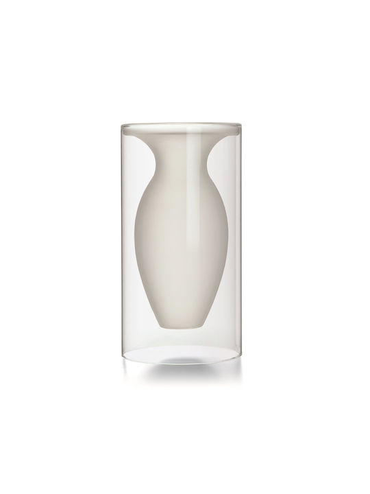 Philippi Decorative Vase Esmeralda Medium Transparent 13x13x24cm