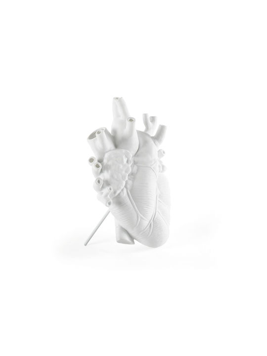 Seletti Decorative Vase Love In Bloom White 16.5x9x25cm