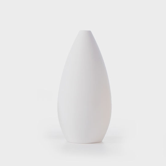 Decorative Ceramic Vase Nef-nef Homeware Sorb White 8x17