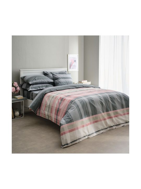 Charalambidis Textiles Scotland Pillowcase Set Oxford Multicolour 50x70cm.