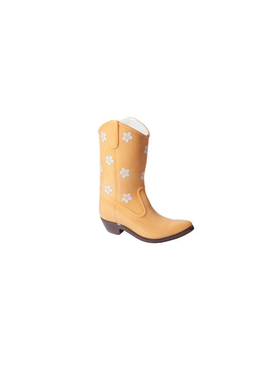 DOIY Decorative Vase Yellow 20x5x22.5cm