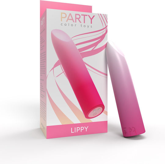 Party Color Toys Mini Δονητής Bullet με Απομακρυσμένο Έλεγχο 10.9cm Ροζ