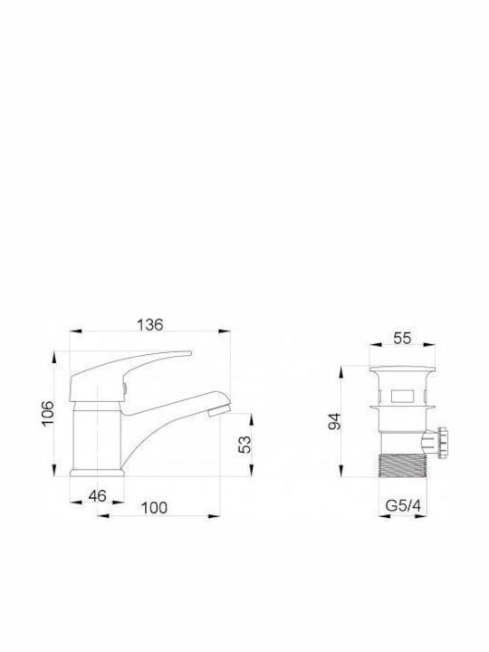 Hydroland Mischung Waschtischarmatur