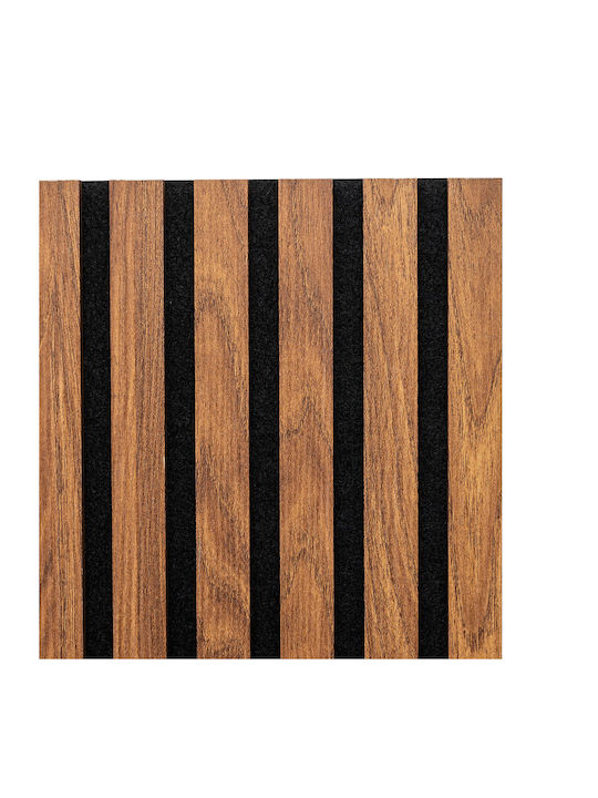 3D Wall Panels From MDF Screw-On With Glue Brown 120x60x2.1cm