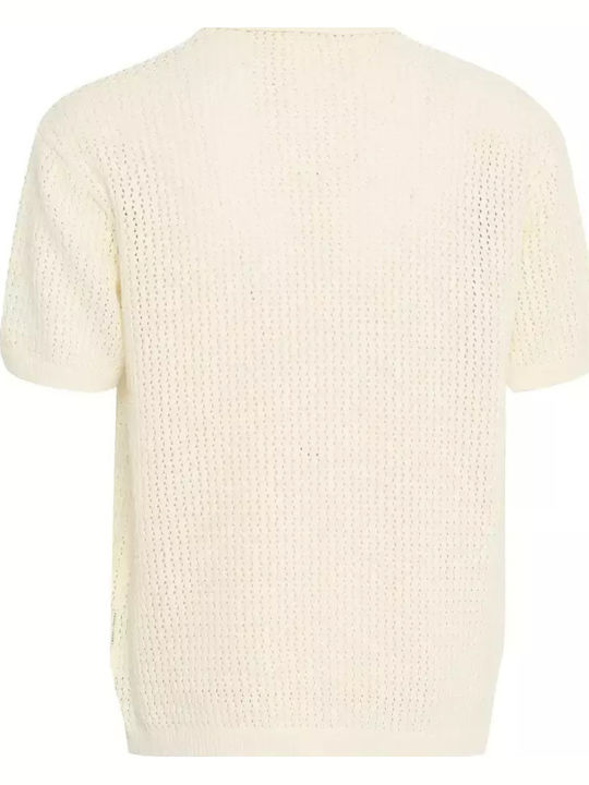 Polo Short Sleeve Blouse White