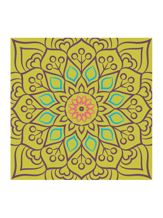Αυτοκόλλητο Πλακάκι Vintage 51 Σετ 5 Τεμαχίων 60cm X 60cm