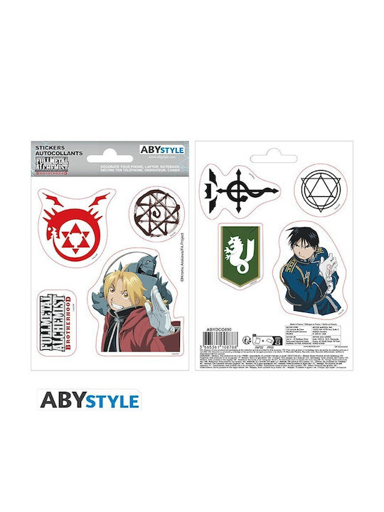 Διακοσμητικό Αυτοκόλλητο Επίπλων Fullmetal Alchemist 8τμχ Abysse