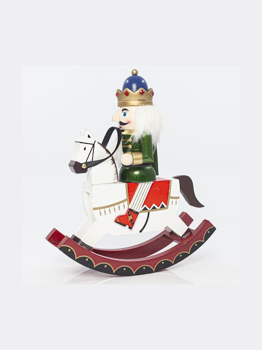 Eurolamp Weihnachts-Nussknacker Mehrfarbig aus Hölzernes Höhe 30cm.