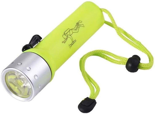 Cree 3W LED Diving Safety Light LED with Brightness 180lm for Maximum Depth up to 20m Light Green