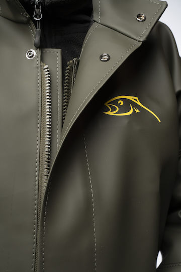 Waterproof Jacket 650g/m2 Professional Fishing European Origin Thick Inner Lining