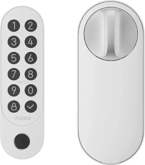 Aqara Electronic Lock U200 in color White with Connectivity Bluetooth