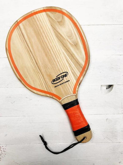 Bodybeach Body One Set 2 Beach Rackets Carry Bag Neon Green Color