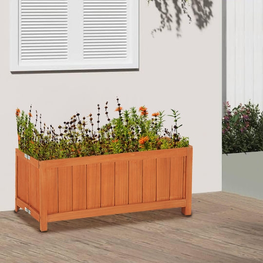 Bakaji Planter Box Lemn 70x30x25cm.