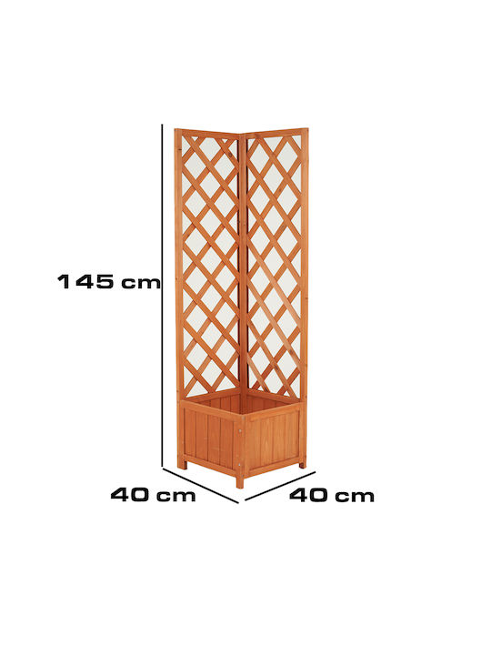 Bakaji Planter Box Pink 40x40x145cm.
