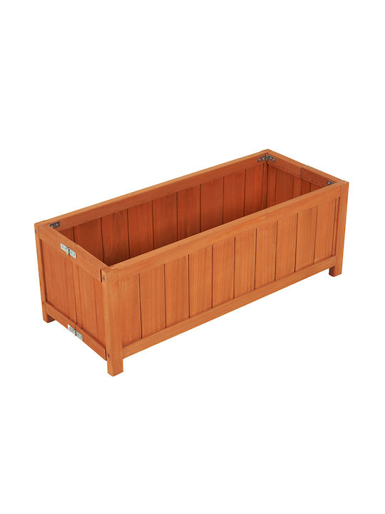 Bakaji Кутия за саксии Дърво 70x30x25см.