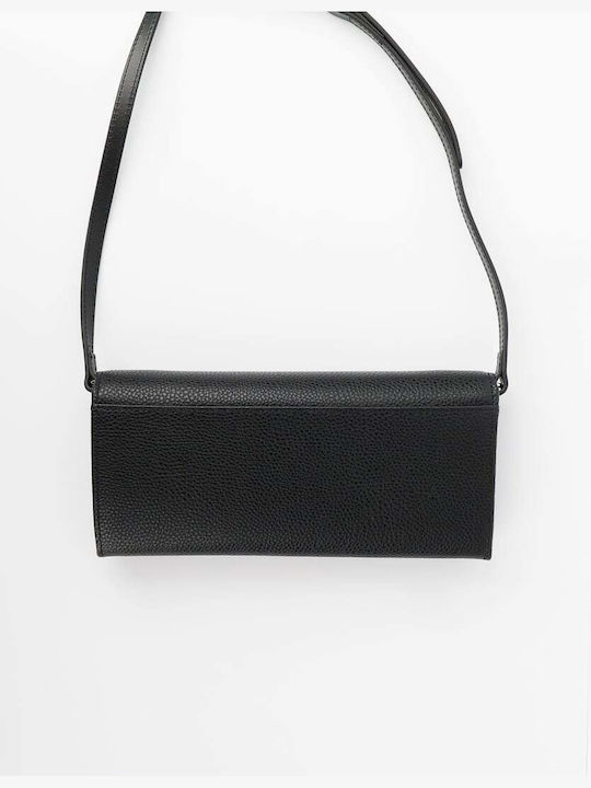 Leder Damentasche Schultertasche Schwarz