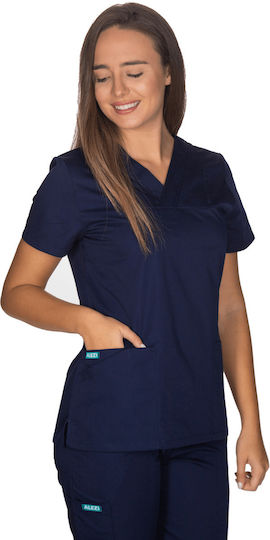 Alezi Women's Blue Pants & Blouse Set