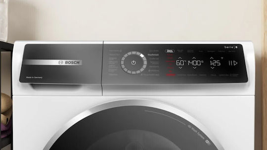 Bosch Waschmaschine 9kg mit Dampftechnologie 1400 Umdrehungen Bügeleisenhilfe WGB24459GR