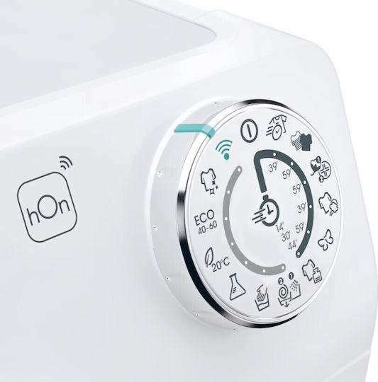 Candy Washing Machine 12kg with Steam Technology 1400 Rounds Snap & Wash RP 4126BWMUC-S