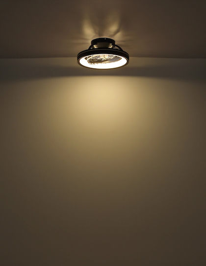 Globo Lighting Deanne Затворен Тип (Плафон) 48см с Магазин за онлайн търговия с Мегапикселови Обективи Черен
