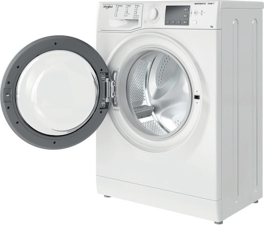 Whirlpool Πλυντήριο Ρούχων 7kg με Τεχνολογία Ατμού 1200 Στροφών 6th Sense WRSB 7259 WS EU