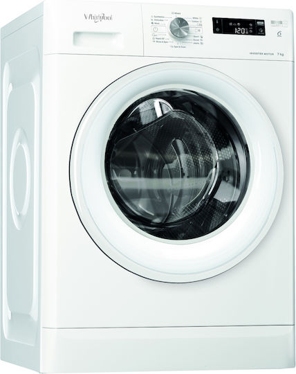 Whirlpool Πλυντήριο Ρούχων 7kg 1400 Στροφών 6th Sense FFS 7469 W EE