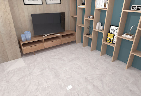 Hatz Floor / Wall Interior Matte Ceramic Tile 61x61cm Grey