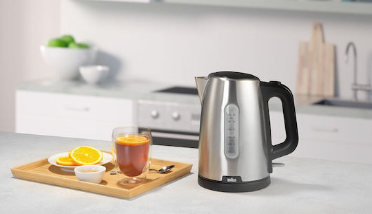 Braun Purshine Βραστήρας 1.7lt 2000W Μαύρος