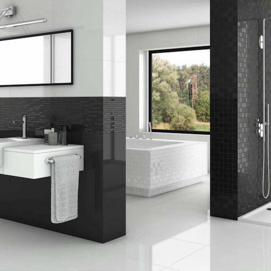 Karag Super Плочка За под На закрито Порцеланов Сияен 60x60см Бял