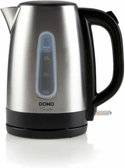 Domo DO496WK Електрическа Кана 1.7л 2200W Сребриста