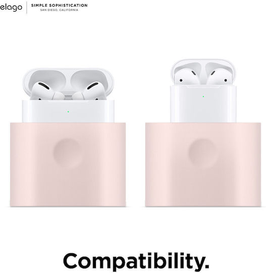 Elago Silicone Charging Station Pink for Apple AirPods Pro