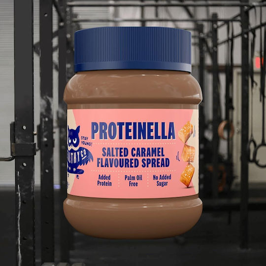 HealthyCo Praline Spread Proteinellawith Extra Protein No Added Sugar with Salted Caramel 360gr