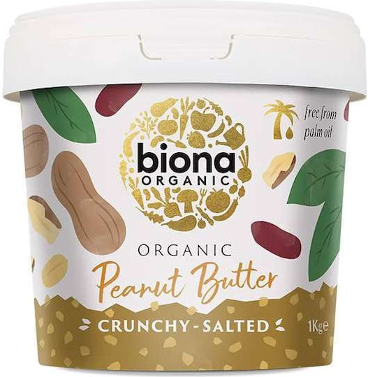 Biona Peanut Butter Crunchy with Sea Salt 1000gr