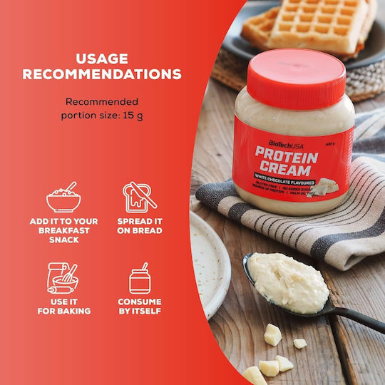 Biotech USA Φυστικοβούτυρο Απαλό Protein Cream με Έξτρα Πρωτεΐνη με Salted Caramel 400gr