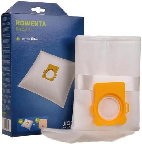 Rowenta Compacteo Ambia Торби за прахосмукачка 4бр Съвместима с прахосмукачка Rowenta