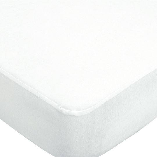La Luna Protective Cover Queen Waterproof with Skirt Ultra Soft White 160x200+35cm