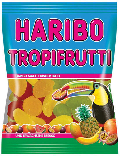 Haribo Жълтици Tropifrutti 1бр 100гр