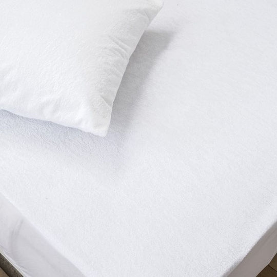 Nima Protective Cover Single Abbraccio White 100x200+30cm