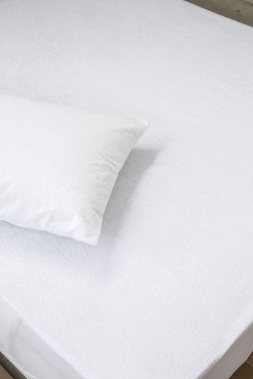 Nima Protective Cover Single Abbraccio White 100x200+30cm