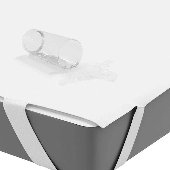 vidaXL Protective Cover Semi-double Waterproof White 120x200cm