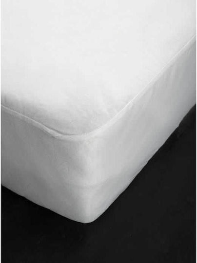 Vesta Home Schutzauflage Über-Doppel Wasserdicht mit Rock Domna Weiß 160x200+30cm