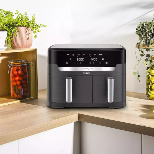 Tefal Easy Fry Friteuză cu aer cu Coș Detașabil Dublu 11lt Gri