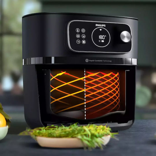 Philips Series 7000 Friteuză cu aer cu Wi-Fi 8.3lt Negru