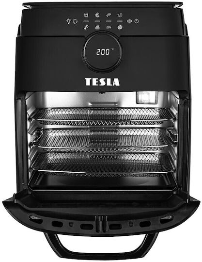 Tesla AirCook & Grill QG800 Еър Фрайър с Wi-Fi 12 лт Черен