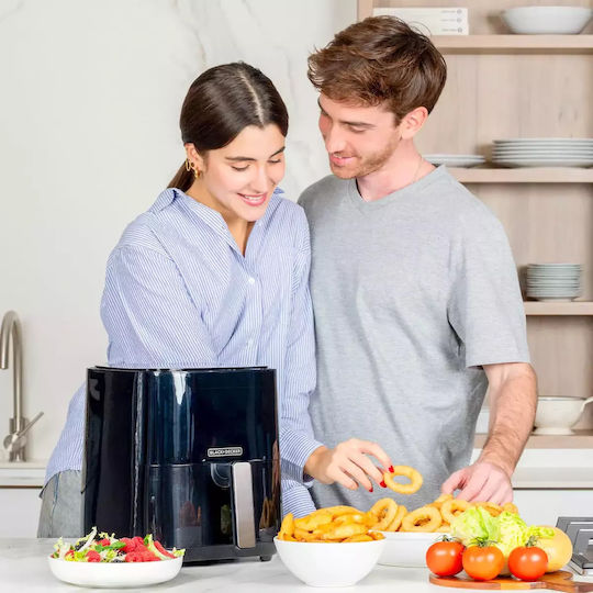 Black & Decker Air Fryer 5lt Μαύρο BXAF5000E