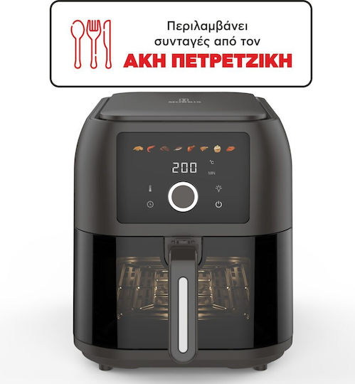 Morris Slim Air Fryer 8lt Black