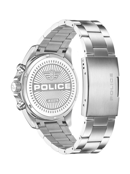 Police Defender Uhr Batterie mit Metallarmband Police Defender Uhr Batterie mit Metallarmband