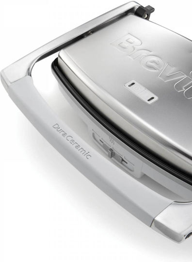 Breville VST071X-01 Sandwichmaker für 2 Sandwiches 1000W Inox
